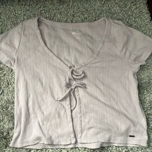 A medium tie shirt from hollister